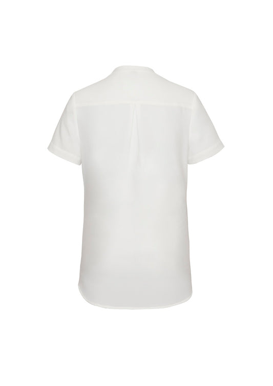 Women's Juliette Short Sleeve Blouse - RB977LS-Ivory-14