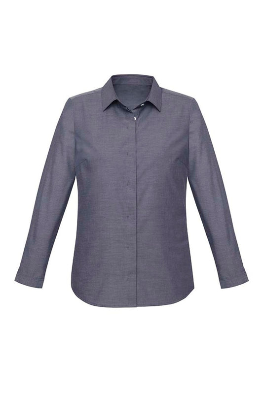 Women's Charlie Long Sleeve Shirt - RS968LL-Navy Chambray-8