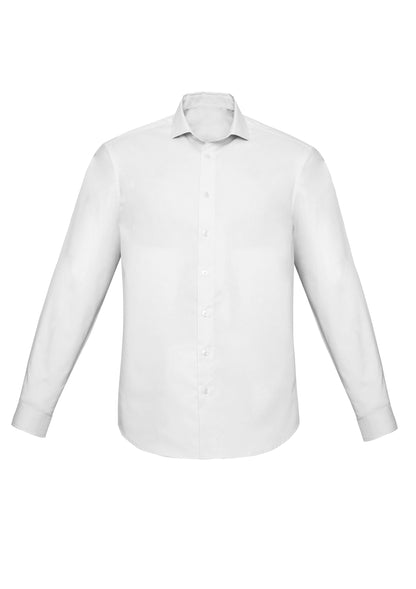 Men's Charlie Slim Fit Long Sleeve Shirt - RS969ML-White-XL