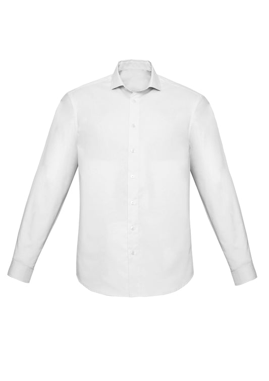 Men's Charlie Slim Fit Long Sleeve Shirt - RS969ML-White-XL