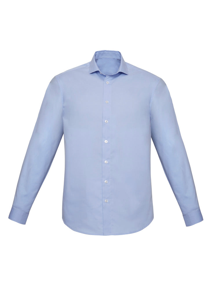 Mens Charlie Slim Fit L/S Shirt - RS969ML-Blue Chambray-M