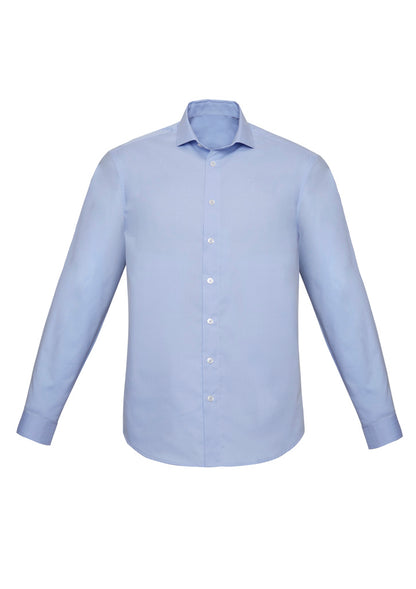 Mens Charlie Slim Fit L/S Shirt - RS969ML-Blue Chambray-M