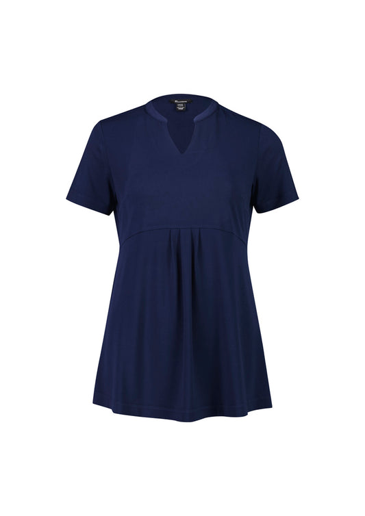 Women's Mali Stretch Tunic T-Top - RT262LS-Navy-10