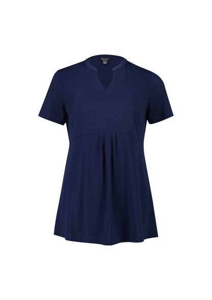 Women's Mali Stretch Tunic T-Top - RT262LS-Navy-12