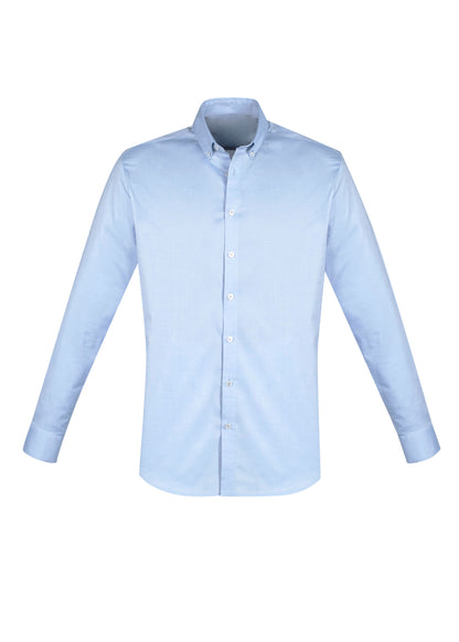 Men's Camden Long Sleeve Shirt - S016ML-Blue-M