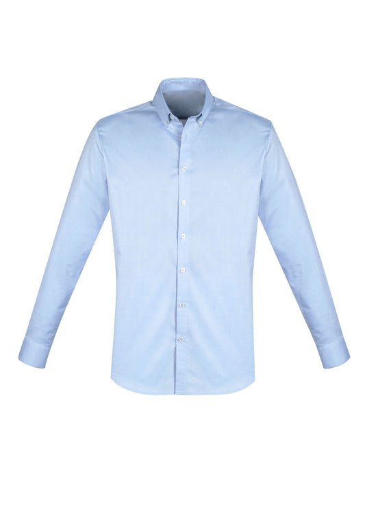 Men's Camden Long Sleeve Shirt - S016ML-Blue-M