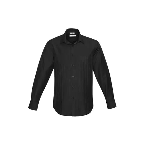 Men’s Preston Long Sleeve Shirt  - S312ML-Black-3XL