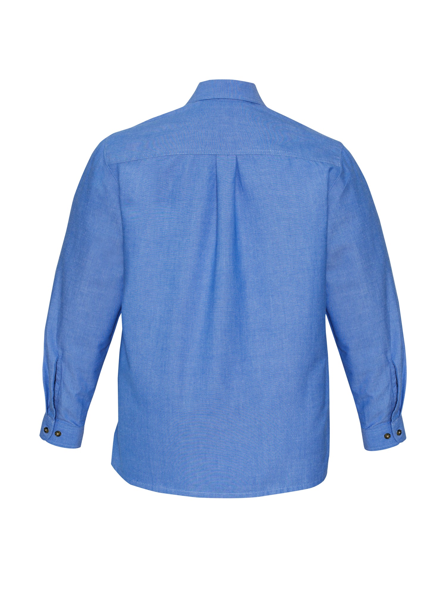 Men's Chambray Long Sleeve Shirt - SH112-Chambray-4XL