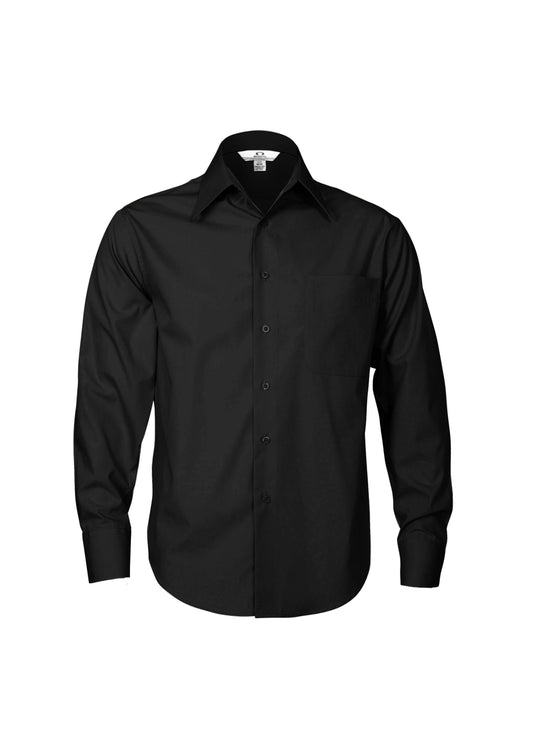 Men's Metro Long Sleeve Shirt - SH714-Black-2XL