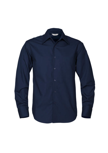 Men's Metro Long Sleeve Shirt - SH714-Navy-3XL