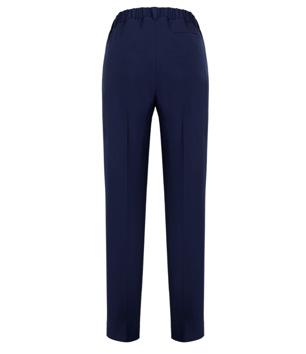 Women's Siena Bandless Elastic Waist Pant - 10722-Marine-6