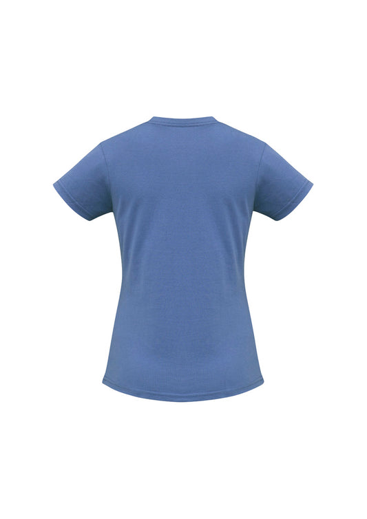 Women's Ice Short Sleeve Tee - T10022-Denim-16