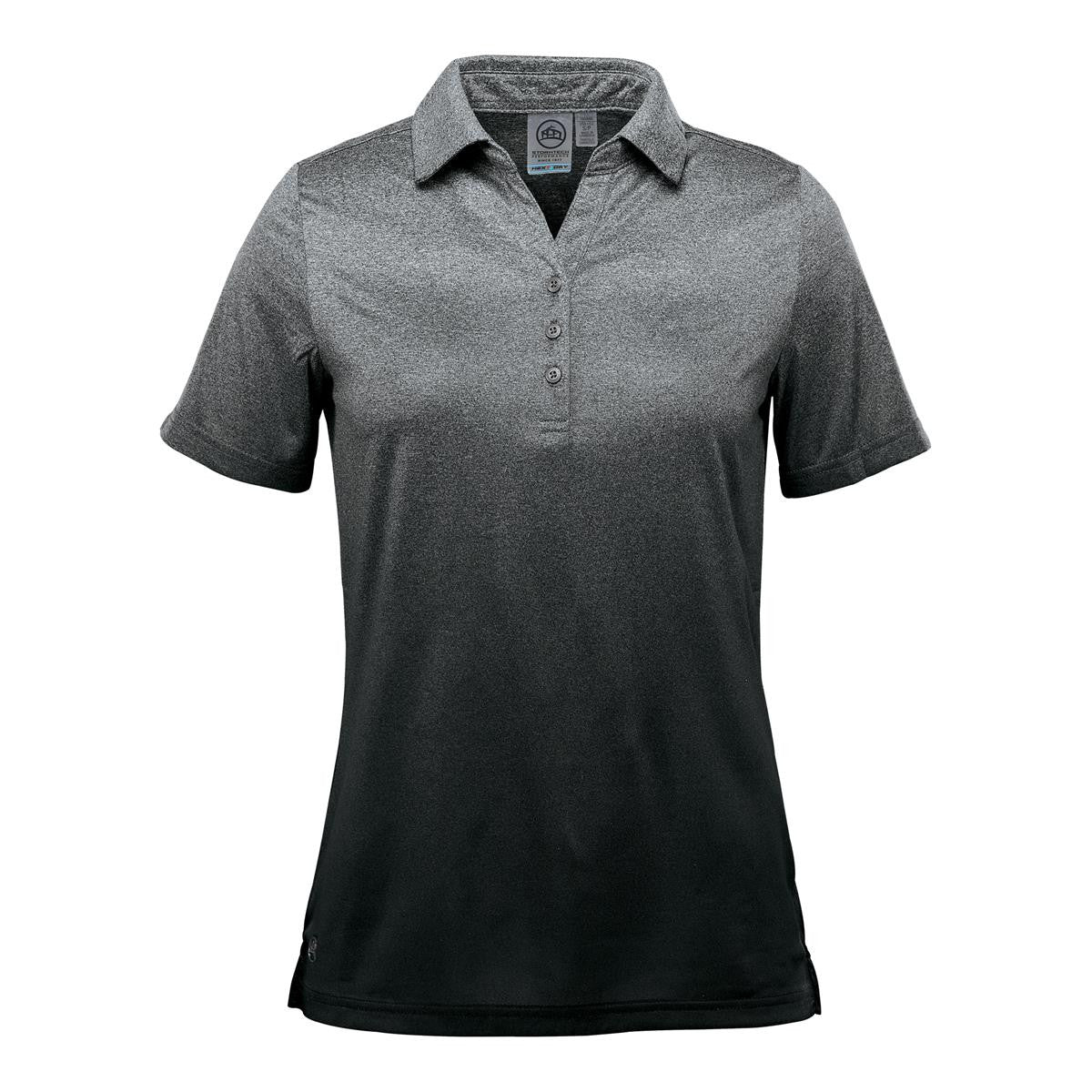 Women's Mirage Polo - TXR-1W-Carbon Heather-XL