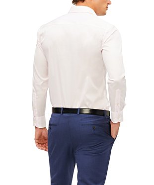 Men's Slim Fit Shirt Solid Colour -VSSR311U-Pink-XL