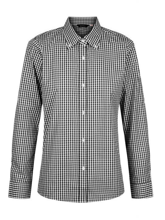 Ladies Miller Long Sleeve Shirt - W45-Black-16