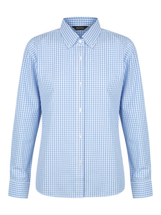 Ladies Miller Long Sleeve Shirt - W45-Sky Blue-8