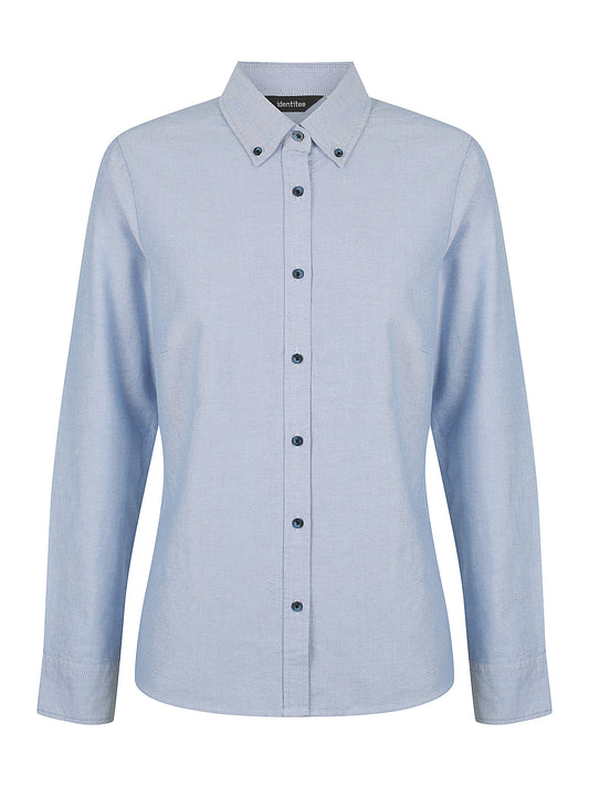 Ladies Reuben Long Sleeve Shirt - W66-Blue-8