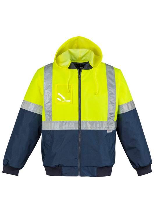Men's Hi Vis Quilted Flying Jacket - ZJ351-Y/N-2XL