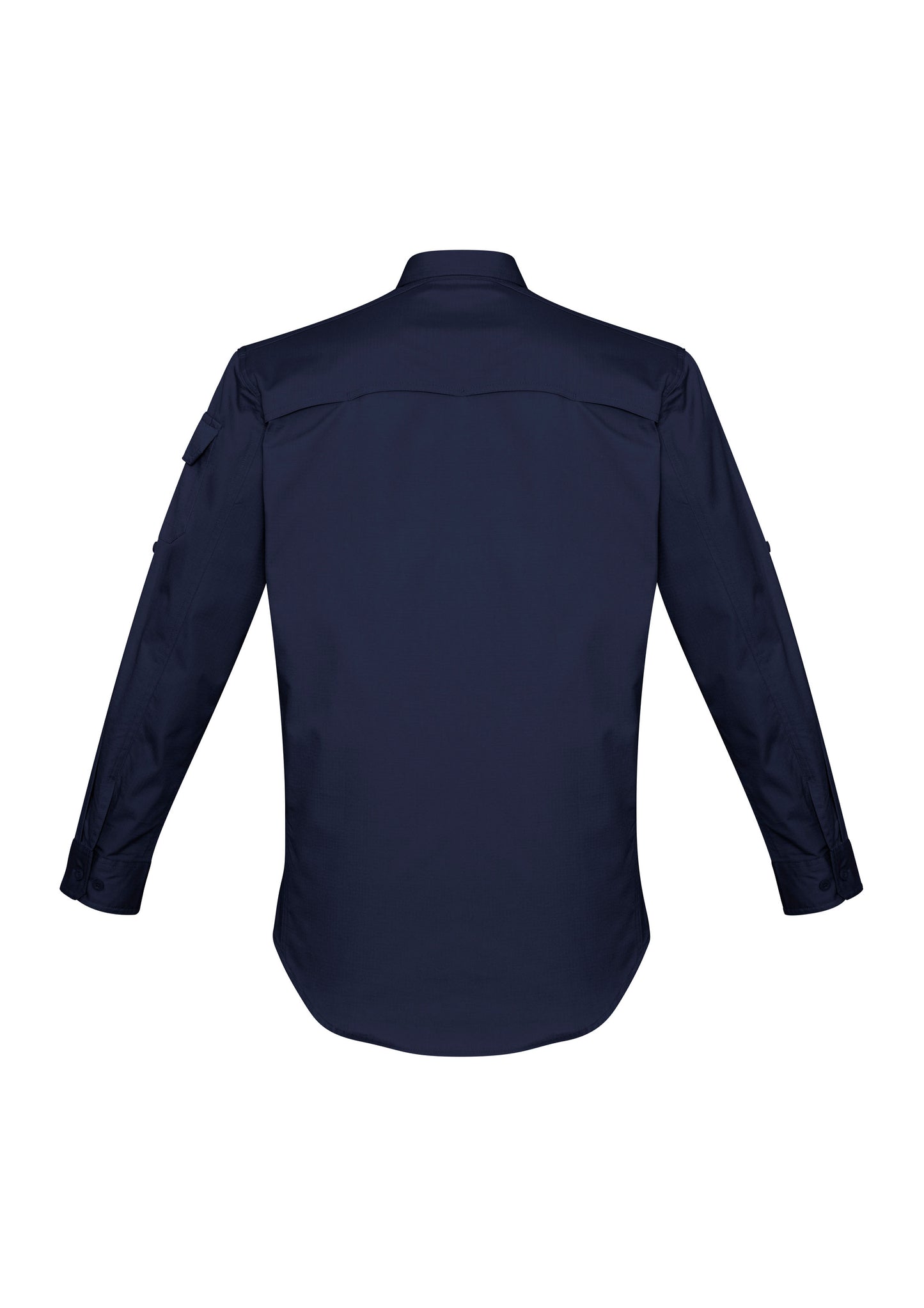 Men's Rugged Cooling Long Sleeve Shirt - ZW400-Navy-4XL