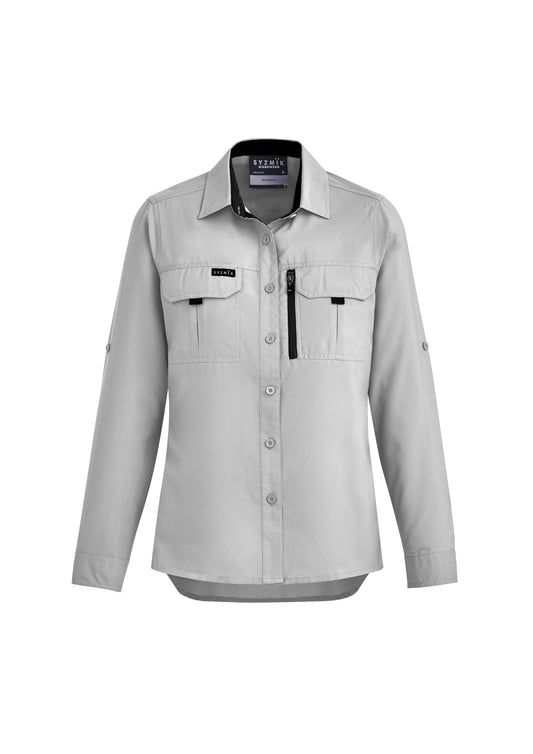 Women's Outdoor Long Sleeve Shirt - ZW760-Stone-12